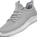 Lamincoa Womens Slip On Walking Shoes Non Slip Casual Road Running Lightweight Mesh Fashion Sneakers for Gym Travel Workout Size 38.5/7.5