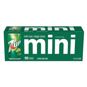 Mini 7up Sodas - 10 pack, 11/01/2026