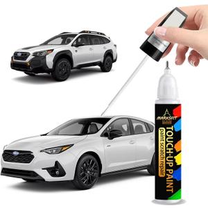 Crystal White Pearl(K1X) Touch Up Paint For Subaru Exact Match-Chips and Nicks 2 in 1 Car Paint Pen Scratch Rapair for Ascent/Impreza/Legacy/WRX/BRZ/Outback/Crosstek/Forester
