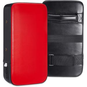 Simgoing 2 Pcs Contact Training Pad Basketball Pads for Training Blocking Pad Cushion PU Leather with Handles for Football Hockey Karate Kickboxing, about 15.7 x 7.9 x 3.9 inches/ 40 x 20 x 10 cm