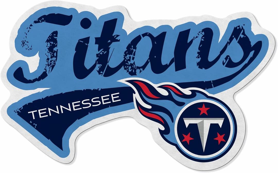 Rico Industries NFL Football Distressed Shape Cut Pennant - Home and Living Room Décor - Soft Felt EZ to Hang