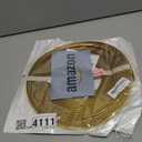 52.5 Ft Peel and Stick Wall Molding Trim, D-Shape Flexible Molding Trim Matte Gold for Backsplash, Mirror, Wall, Window & Door Frames, Waterproof Self Adhesive Trim(W:0.4", T:0.1")