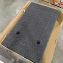 7.9" Rise Rubber Threshold ramp for Doorway/Cars, Step/Stair Rubber ramp with with Non-Slip Surface for wheelchairs/Curb/shed, 2200Pounds Load Capacity.