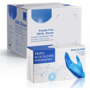 PEIPU Nitrile Disposable GlovesPowder Free, Cleaning Service Gloves, Latex Free