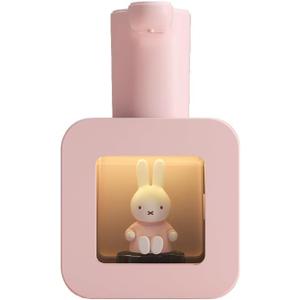 Miffy Automatic Hand Soap Dispenser Touchless Foaming Soap Rechargeable with Sensor for Bathroom with Adjustable Soap Dispensing Control, Perfect for Household Use - Pink
