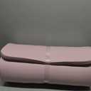 Amazon Basics 1-Inch Extra Thick Memory Foam Workout Exercise Yoga Mat with Carrying Strap, Textured Non-Slip Surface for Floor Exercises, 74" x 24", Rose