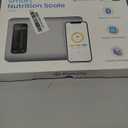 Etekcity Smart Food Kitchen Scale with Nutritional Calculator, Free App with 19 Nutrients Tracking, Calorie, Marco, Digital grams and ounces for weight loss, Premium Stainless Steel, 11lb