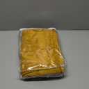 MIULEE Velvet Curtains 63 inch Length 2 Panels - Luxury Blackout Curtains for Bedroom Living Room Thermal Insulated Fall Decor Super Soft Window Drapes Rod Pocket & Back Tab, Mustard Yellow