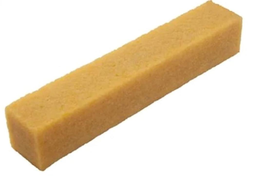 Extra Large Abrasive Cleaning Stick 3 x 3 x 12 Made from Natural Rubber, Perfect for Cleaning Sanding Belts, Discs, Skateboard Grip & Woodworking Sandpaper. Ideal for Belt Sanders & Drum Sanders.
