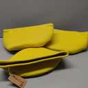 Small Basket for Organizing | Cube Shelf Closet Storage Baskets | 9.79.77.1 | Woven Rope Gift Basket | Nursery | Round 3 Packs Yellow