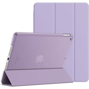 JETech Case for iPad 10.2-Inch (2021/2020/2019 Model, 9/8/7 Generation), Auto Wake/Sleep Cover (Light Purple)