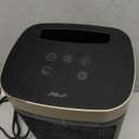 Small Portable Space Heater for Indoor Use - VOCRS 1500W PTC Electric Heater with Thermostat, 12H Timer, Eco and Fan Mode, Rapid and Safe Heating for Bedroom, Office