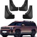 Mud Flaps Compatible with 2026 2025 2024 Hyundai Santa Fe Accessories All Weather Fender Guard Mudguards Sediment Protection No Need to Drill Holes
