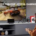 IEFROM 2-Pack Switch Steering Wheel, Black Joy-Con Grip for Mario Kart 8 Deluxe & Mario Kart 9, Plug-and-Play Racing Controller, Ideal Gift Accessory