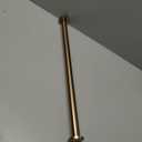 Ivilon Tension Curtain Rod - Spring Tension Rod for Windows or Shower, 24 to 36 Inch. Warm Gold
