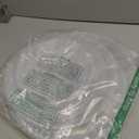 HQAUT 8 10 12 14 Inch Clear Plant Saucer, 8 Pack Durable Plastic Water Catcher Trays for Flower Pots, Plant Drip Trays for Indoor Outdoor Plants