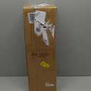 HPC Decor 22'' 19'' 16'' Lanterns Decorative w/Flickering Timer Candles- Tall Large Black Metal Candle Lanterns Set of 3- Modern Farmhouse Decor for Indoor,Outdoor,Tabletop,Porch (No Glass)