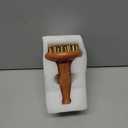 24teeth Copper Head Massage Comb for Body and Scalp Meridian Point Massager Brush for Body and Scalp Relief Body Massage Brush for Cellulite Remover Chinese SPA Gua Sha Tool Wooden Handle