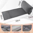Head Recliner Pillow Adjustable Shredded Memory Foam Headrest Pillows for Recliner Chairs,Non-Slip Velvet Cushion for Pain Relief Neck Support Pillow for Travel Home Sofa Armchair with Zipper Cover
