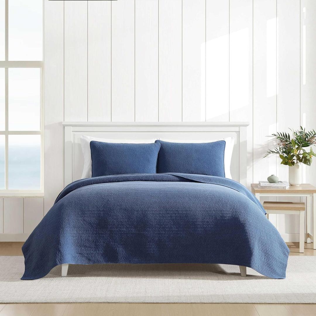 Nautica - Queen Quilt Set, Lightweight Bedding, 3-Piece Set, Twin