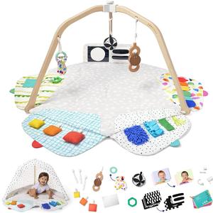 LOVEVERY | The Play Gym | Award Winning For Baby , Stage-Based Developmental Activity Gym & Play Mat for Baby to Toddler