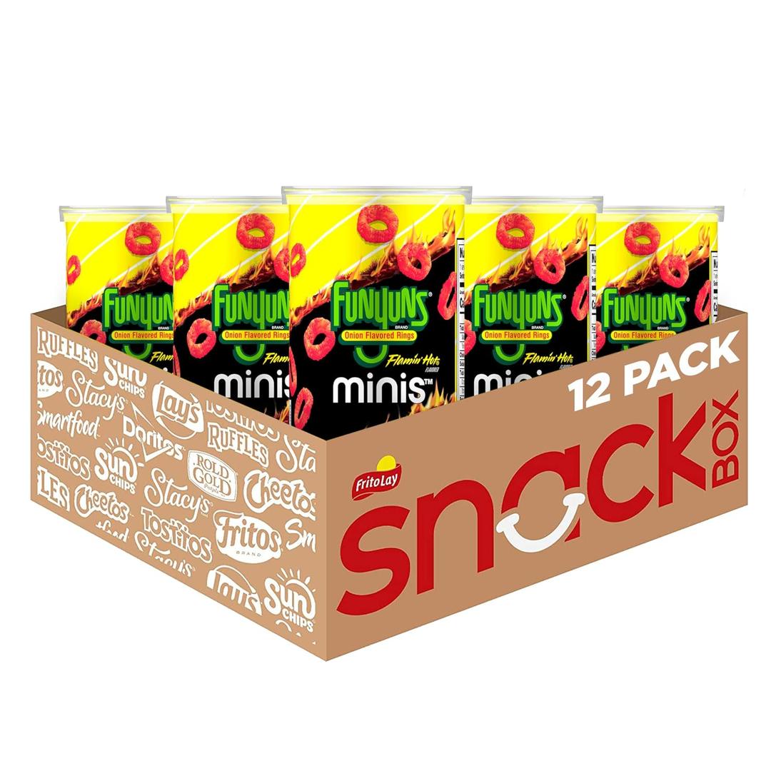 Minis Canisters, Funyuns Flamin' Hot, 1.125 Ounce (Pack of 12) (EXP 10/20/26)