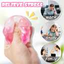 2 x Squishy Stress Cube, High Density Stress Cube Fidget Toys, Slow Rising Sensory Stress Balls for Autism, Kids and Adults, Sugar Squishy Toys for Classroom Prizes, Cube Squishy for Party Favors (yellow)
