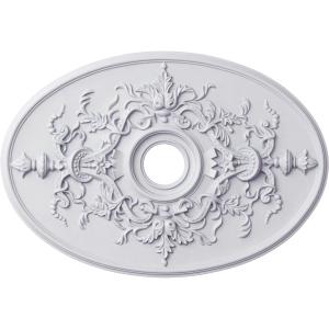 Ekena Millwork CM21X30AL 21 1/4-Inch W x 30 3/4-Inch H x 1 5/8-Inch P Alexa Ceiling Medallion