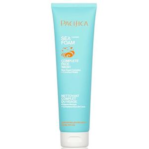 Pacifica Beauty Sea Foam Face Cleanser, Daily Gentle Foaming Face Wash, With Coconut Water + Sea Algae Complex, Removes Makeup, For Combination and Oily Skin, Vegan and Cruelty Free, Clean Skin Care, 5 fl Oz
