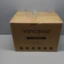 vancasso 24 Pieces Dinnerware Sets, Plates and Bowls Set, Porcelain Dishes Set for 6, Microwave and Dishwasher Safe, Scratch Resistant, Bohemian Style Dining Ware Service for 6, Series SIMI