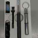 Ear Wax Removal, Ear Wax Removal Tool Camera with 1296P HD Camera and 6 LED Lights, Ear Cleaner with 10 Ear Pick, Upgraded Ear Wax Removal Kit for iOS and Android, Gray