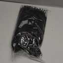 Crowye 100 Pcs Ostrich Feathers Bulk for Centerpieces Craft Ostrich Feathers for Vase Wedding Masquerade Party Home Costume Decorations (8-10 Inch,Black)