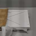 Christmas Tree Collar Box, 17" L Brown Wooden Tree Collar, Christmas Tree Stand Cover, Tree Skirt Box for Below 6ft Christmas Tree Decoration