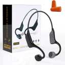 Bone Conduction Headphones, IPX5 Water Proof Swimming Headphones with 240 Hours Standby, Bluetooth 5.3 Open Ear Sports Headset with Microphone for Swimming Running Fitness