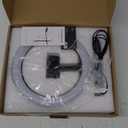 LUXSURE Ring Light for Desk, 10" LED Ring Light with Stand, Overhead Camera/Phone Mount, Stable Phone Tripod with Light for Video Recording/Live Streaming/Cooking/Content Creation