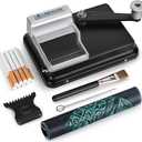 Cigarette Rolling Machine, Manual Rolling Machine, Portable Home Cigarette Injector, Suitable for 0.31 inch/8 mm Diameter Pipes and Most Cigarette Tubes, Perfect Holiday Gift