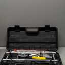 Door Lock Mortiser Kit, Lock Fitting Jig Maintenance Set, Door Lock Hole Opener Jig with 18mm 22mm 25mm Tungsten Steel Cutters, Woodworking Hole Saw Opener Tool for Wooden Door Lock Installation (Portable)