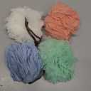 Fu Store Loofah Sponge 60g Shower Loofahs 4 Colors Bath Sponges Mesh Balls for Body Scrubber Exfoliator Wash Back Scrubber Bathroom Men Women - 4 Pack Scrubbers Cleaning Bathing Accessories