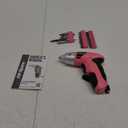 Hi-Spec Electric Screwdriver 27pc 3.6V Pink USB Small Power Screwdriver Set. Cordless & Rechargeable with Driver Bit Set