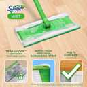 Swiffer Sweep + Mop, Wet Pads Refill, Floor Cleaner for Dirt, Dust, Hair, Cleaning Cloths for Mopping Home, Bathroom, Kitchen, All Purpose Multi-Surface Floor Wipes, Fresh, 24ct