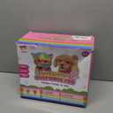 YH YUHUNG Walking Dog Toy for Kids with Leash, Remote Control Toy Puppy That Can Walks, Barks, Feeds, Sits Down and Wag Its TaiI, Interactive Golden Retriever Stuffed Dog for Kids 3+ Years Old