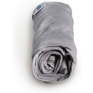 Pharmedoc Pregnancy Body Pillow Cover Replacement for U Shaped Body Pillow with Detachable Extension ONLY- Jersey Cover Only - Grey