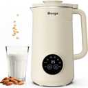 Automatic Nut Milk Maker Machine, 35oz/1000ml Multi-Functional Soybean Milk Machine with 10 Blades, Plant-Based, Oat, Almond, Dairy Free Beverages with 12h Timer, Auto-clean, Keep Warm 2h