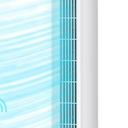 Uthfy Oscillating Tower Fan with Remote, Electric Standing Floor Fan for Bedroom Indoor Office and Home Use, Quiet Cooling Portable Bladeless Tower Fans, 30 inchs