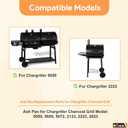 20" Ash Pan for Chargriller 5050, 5650, 5072, 2123, 2223, 2823, Ashpan for Char Griller Replacement Parts Charcoal Tray for Chargriller 200157 Ash Drip Pan, Grill Parts for Char- griller Parts 5050