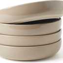 famiware Milkyway 33 oz Bowl Set, Pasta Bowls Set of 4, Salad Bowls Perfect for Your Friend for Housewarming, Thanksgiving, Christmas, Cinnamon Brown