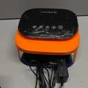 Cordless UV LED Nail Lamp, 60W Rechargeable Nail Dryer Gel Polish Light, Intelligent Auto Sensor LCD Display Curing Lamp, Portable 30 Beads LED Nail Light with 4 Timer Setting (Orange)