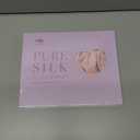 LitBear 100% Mulberry Silk Bonnet for Sleeping Women, 6A 22 Momme, Large Double-Layer Silk Hair Wrap with Tie Band (Pink)