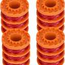Trimmer Spool Compatible with Worx Trimmer,10ft 0.065" Edger Spool Electric String Trimmers Refills for Worx,Suitable for Worx Weed Eater Parts (12+2 Pack)