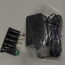 TKDY 24V 1.5A DC Power Supply Cord, fit for DC 24V 1.5A 1A 0.5A LED Light Strip, 24 Volt Light Diffuser, and More, 100-240V 50/60hz 36W 24W Power Adapter with 5 Tips (Not for Charging).